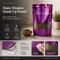 Bolsa de Plástico Transparente Impermeable con Cierre Hermético, Personalizada, Reutilizable, de 16 Onzas, de Alta Barrera para Alimentos, para Jugos