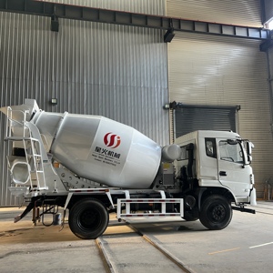 Camión Mezclador de Concreto de 6m3, Precio de Camión Mezclador de Concreto Móvil Pequeño de 3 Yardas y 5 Metros Cúbicos, Máquina Mezcladora de Concreto, Camiones con Remolque de Tractor - Product Image 2