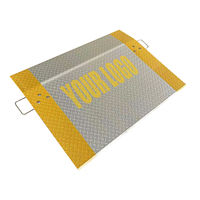 Plaque de quai portable légère en aluminium pour chariot élévateur et rampes de chargement