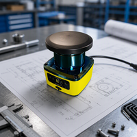 276 °   Scanner laser 2D KLM Safety LiDAR SIL2 PLd Type3 pour la protection de la sécurité des véhicules à guidage automatique