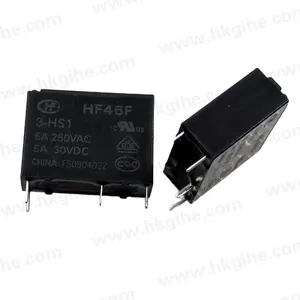 Hot bán Relay 3/5/12/24VDC 5A Dip 4pin HF46F-3/5/12/24-HS1 mới và độc đáo cho Bán Sỉ