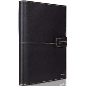 Deli 3158 Business Notebook 25K Loose-leaf Leather Diary Office Use - Product Image 4