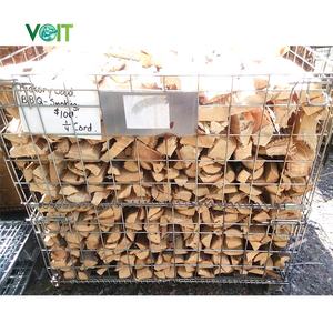 Conteneur empilable durable de stockage de fil d'acier galvanisé d'immersion chaude de HDG pour le bois de chauffage - Product Image 1