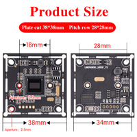 Módulo de Cámara USB de 1080P AR0230 de 2.1mm con Gran Angular de 135 Grados, Dinámica Amplia de 105dB y Retroiluminación para Reconocimiento Facial