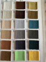 Tissu en velours côtelé extensible tricoté chaîne 100 % polyester pour manteaux, sacs, ameublement et textiles de maison – Vente chaude