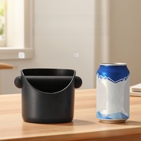 Mini Contenitore Rotondo per Fondi di Caffè in Plastica Rinforzata per Macchine da Caffè Semiautomatiche Domestiche