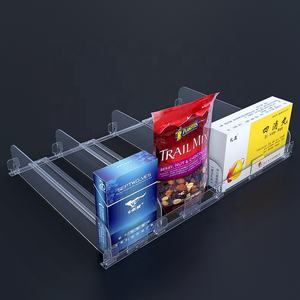 Poussoir en plastique personnalisé poussoir d'étagère réglable présentoir cosmétique système de poussoir d'alimentation par gravité avec ressort pour étagères - Product Image 6