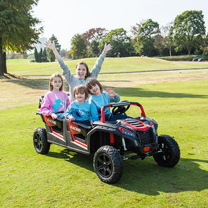 سيارات للركوب ذات 4 مقاعد بمحرك من دون فراشي للأطفال سيارة كهربائية كبيرة الحجم للأطفال من عمر 6-8 سنوات لقيادة السيارات 24 فولت - Product Image 2