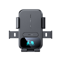 Soporte Flexible para Teléfono Móvil Eway Profesional para Exteriores, Impermeable, 15W, para Cargador Inalámbrico, Universal para iPhone/Android, para Motocicleta