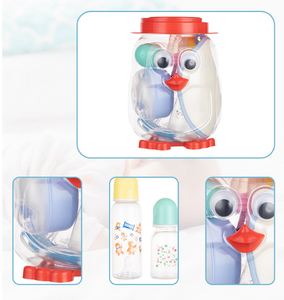 Set de 9 Piezas para el Cuidado y Alimentación de Bebés, Set de Biberones de 60ml, 125ml y 250ml, Baberos, Cepillo para Biberones, Chupete - Product Image 2