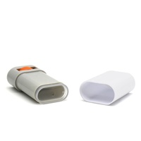 Haute qualité écologique PP PCR blanc plat ovale forme torsion jusqu'à crème solaire Tube déodorant bâton 16g 20g 50g 75g