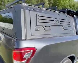 Nhiệm vụ nặng nề 4x4 có thể thu vào tán Topper cho GMC Sierra Mitsubishi không thấm nước cứng kim loại tailbox Pickup xe tải phụ kiện khóa - Product Image 5