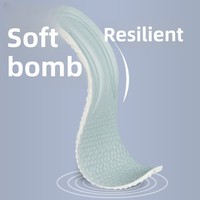 Semelles intérieures sportives en mousse PU souple et élastique, absorption des chocs, respirantes, coussinets pour chaussures de course et de marche