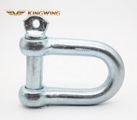 Émerillon à vis forgé en acier au carbone galvanisé de type européen pour usage commercial, avec goupille à vis, taille 5mm-50mm, marque KING WING