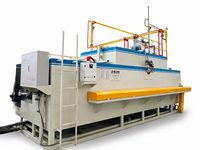 Four de chauffage multi-blocs contrôlé par PLC 25 kW pour la production en usine d'extrusion d'aluminium