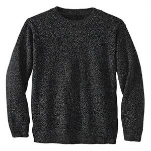 Suéter de Punto con Cuello Redondo para Hombre, Estilo Clásico Informal, Suave, de Manga Larga, Antiarrugas, Antiretráctil, para Invierno - Product Image 1