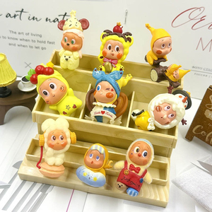 Figurines mignonnes pour voiture et décorations de bureau - Ornements tendance style <span class=keywords><strong>anime</strong></span> en PVC, thème fantastique et science-fiction, porte-stylos rotatif PHJ - Product Image 3