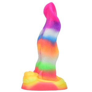 Juguetes Sexuales Luminosos con Forma de Lengua de Lobo para Hombres y Mujeres, Orgasmo Vaginal, Masturbación, Plug Anal Luminoso con Forma de Animal Alienígena - Product Image 1