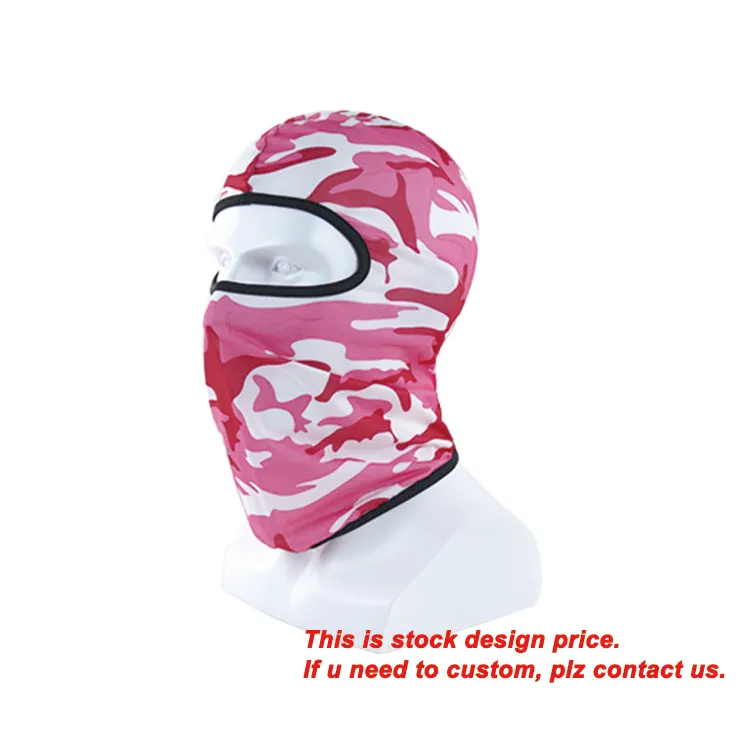 Wholesale Custom Logo Balaclava Breathable Milk Silk Polyester Balaclava Solid Designer Balaclava