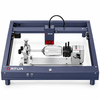 Graveur laser ORTUR H10 avec rouleau rotatif YRC2.0, laser diode pour la gravure sur bois, cuir, verre, objets ronds