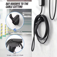 Support mural pour câble de chargeur EV Type 1 15A 16A 32A, nouveau support mural pour pistolet de charge EVSE, vente chaude, directement de l'usine