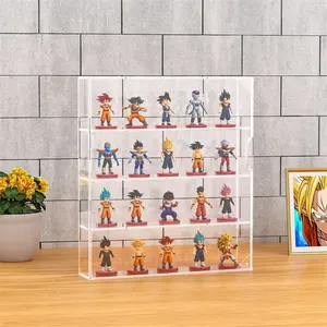 Clear Muur Gemonteerd Of Desktop 4 Layer Opbergdoos Kabinet Organizer Acryl Display Case Voor Mini Funko Pop Cijfers