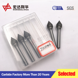 Broca giratoria de carburo de aleación de cobalto de tungsteno J, ángulo de 60 grados - Product Image 3