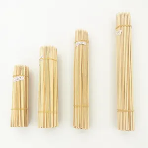 Balanço de bambu portátil descartável, varas de cachorro com calor para churrasco, utensílios para cozinha e churrasco ao ar livre, atacado