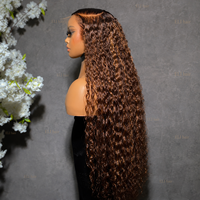 Perruque Lace Frontale HD 13x4 13x6 en Cheveux Humains Vierges Brésiliens, Lisse Baguette, Cuticules Alignées, avec Fermeture en Dentelle Suisse, pour Professionnels