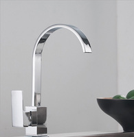 Robinet de Cuisine de Luxe en Acier Inoxydable, Mitigeur Eau Chaude Froide, Monté sur Plan de Travail, pour Évier de Cuisine