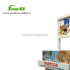 Étagère de présentation multi-niveaux sur pied, portable et facile à assembler, pour produits alimentaires promotionnels - Exposition - Product Image 4