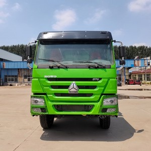 Le fabricant exporte transfrontalier des camions bennes d'ingénierie robustes G6 Green Skin 8x4, camions benne HOWO - Product Image 5