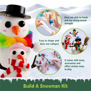 Arcilla para Hacer Muñecos de Nieve Navideños para Niños, Kit de Manualidades para Construir tu Propio Muñeco de Nieve, Juego de Modelado de Muñecos de Nieve - Product Image 5