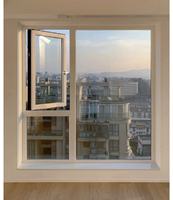 Ventanas de Aluminio Personalizadas, Ventanas Abatibles Blancas, Ventanas Abatibles de Aluminio con Rotura de Puente Térmico en Venta