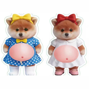 Autocollants 3D créatifs en TPR en forme de chat Nyan Nyan, <span class=keywords><strong>ventre</strong></span> gonflé, anti-stress, cadeaux amusants, <span class=keywords><strong>ventre</strong></span> de chien Shiba Inu, jouet à presser pour adulte, Mochila - Product Image 1