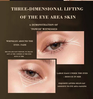 Masque pour les yeux doré anti-âge naturel Vitamine C Collagène Truffe Élimination des cernes Hydratant Nourrissant pour les soins de la peau des yeux
