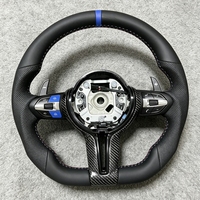 Volant en fibre de carbone M Sport pour BMW M3 F30 F15 F16 F20 F21 F25 F26 M5 F10 F11 F06 F07 F12 F13 F01 E90 E90 X5 E70 E87 E81