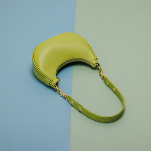 Bolso de Hombro de Cuero Suave de Diseño Francés, Tamaño Pequeño, Promocional, para Chicas, Estilo Dumpling Moon, Bolso de Mujer Tanjing - Product Image 4