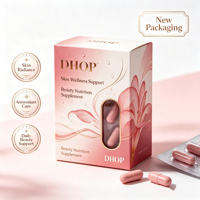 Appelstamcel Collageen Peptiden Vitamine C E Zink Gereduceerd Glutathion Antioxidant Beauty Supplement Frambozenextract (60)