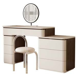 Table de toilette en bois massif pour chambre à coucher Normcore, nouveau style, coiffeuse intégrée, petits appartements, <span class=keywords><strong>commode</strong></span> principale - Product Image 6