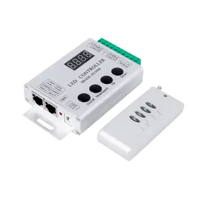 Controller Pixel LED HC008 DC 5V 12V 24V controllo RF programmabile Controller RGB 2048 Pixel 133 modalità effetto per WS2811 WS2812