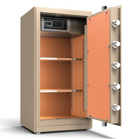 Caja Fuerte Inteligente Chen Guang con WiFi, Monitoreo Remoto por Aplicación, Cerradura Biométrica de Huella Dactilar, Cerradura con Llave, Construcción Totalmente en Acero, Seguridad para el Hogar