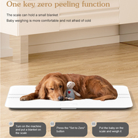 Grande taille avion ménage 100kg numérique électronique pesage APP personnalisé bleu dent chien chat balance de poids pour animaux de compagnie