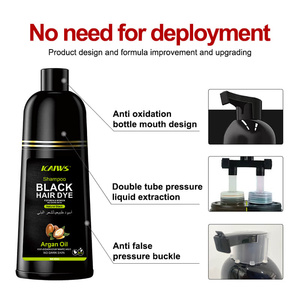 Kaiws น้ำมัน argan แชมพูย้อมสีผมดำแชมพูย้อมสี<span class=keywords><strong>ผม</strong></span>ดำธรรมชาติ - Product Image 4