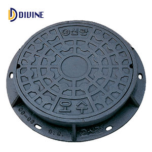 Couvercle de trous en fonte, Anti-contrefaçon et vol, D400, matériel robuste, chine - Product Image 4
