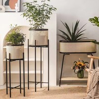 Rak Tanaman Berdiri Gaya Jepang Minimalis Modern Mewah untuk Ruang Tamu Balkon Pot Bunga