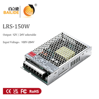 Alimentation électrique CC à découpage ultra-mince Bailide 150W, sortie unique, haute efficacité 12-24V