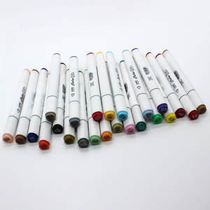 Cảm thấy tip Markers 12 24 cái với biểu tượng tùy chỉnh Double-ended màu nghệ thuật sơn bút cho vẽ - Product Image 1