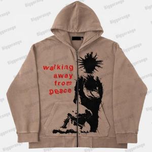 Pull Printing Hoodie <b>Sweatshirt</b> Custom Logo 100% Cotton Oversize Self Love <b>Sweatshirt</b> - <b>White</b> - Product Image 2