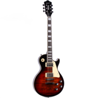 Set Gitar Elektrik Mahogany LP dengan Fretboard Rosewood, Pickup H-H, 6 Senar, Finishing Pernis - Layanan OEM